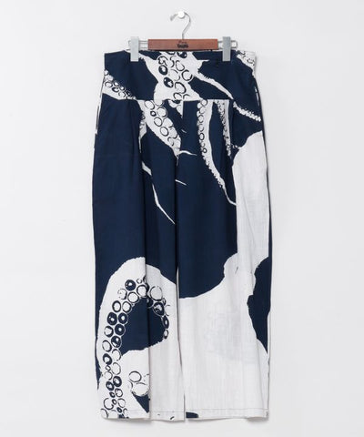 Ukiyoe Dabo Cotton Pants by Kaya - Ametsuchi