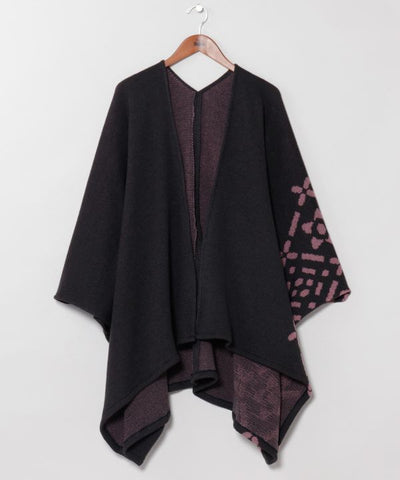 Japanese Crest Motif Knitted KIMONO Cardigan