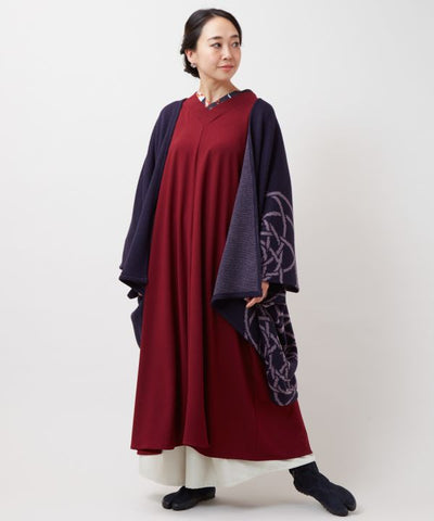 Japanese Crest Motif Knitted KIMONO Cardigan