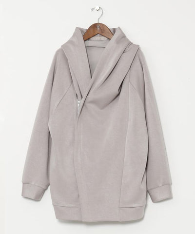 Unisex Effortless Zip Up Cardigan