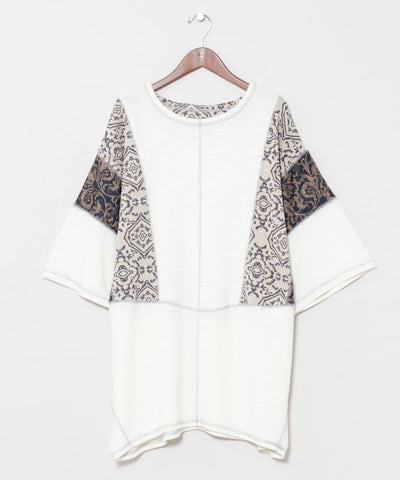 Patchwork Textile Men Top by AMINA - Ametsuchi