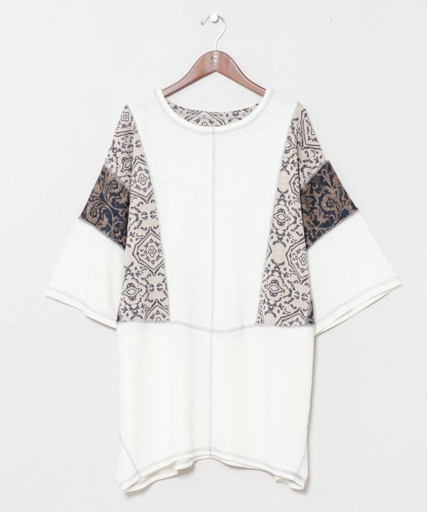 Patchwork Textile Men Top by AMINA - Ametsuchi