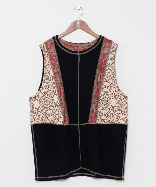 Patchwork Tank Top by AMINA - Ametsuchi