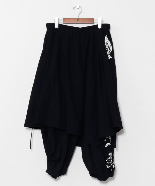 Men Asymmetrical Wrap Pants