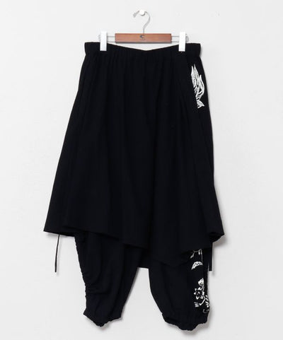 Men Asymmetrical Wrap Pants