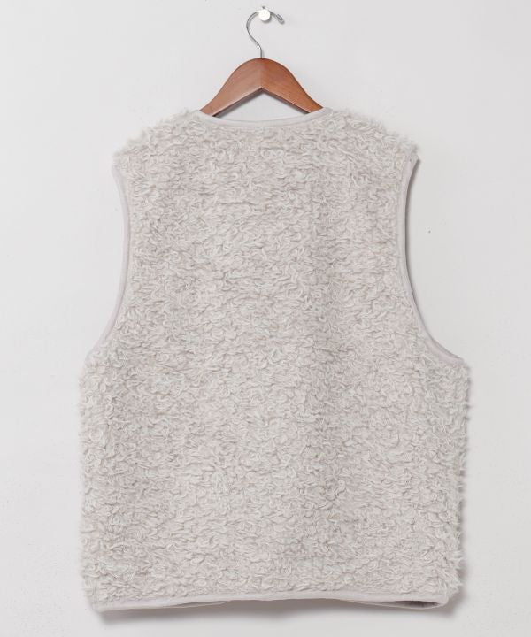 Reversible Faux Fur Vest by AMINA - Ametsuchi