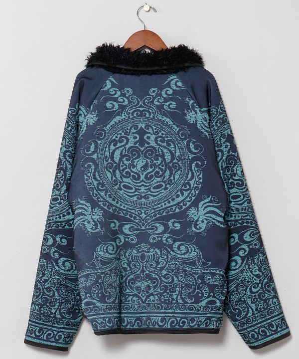 Men's Reversible Faux Fur Jacket by AMINA - Ametsuchi