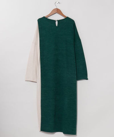 Paisley Layered-Look Panel Dress