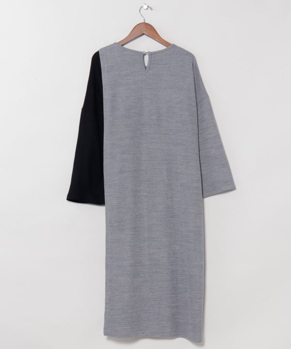 Paisley Layered-Look Panel Dress