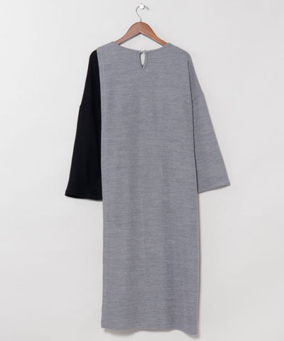 Paisley Layered-Look Panel Dress
