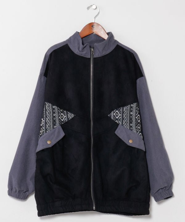 Embroidered Patchwork Jacket