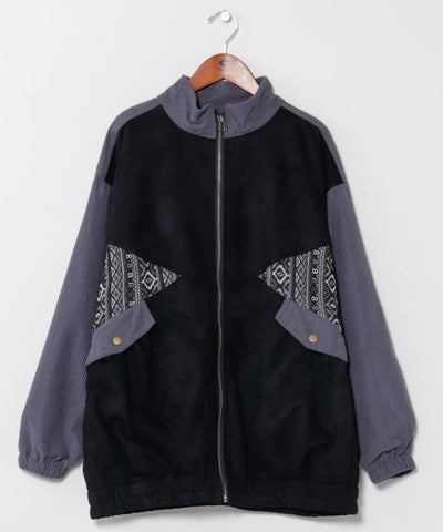 Embroidered Patchwork Jacket