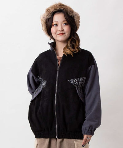 Embroidered Patchwork Jacket