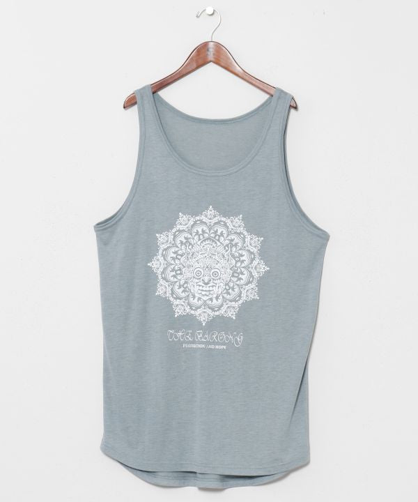 Barong Motif Print Men Tank Top