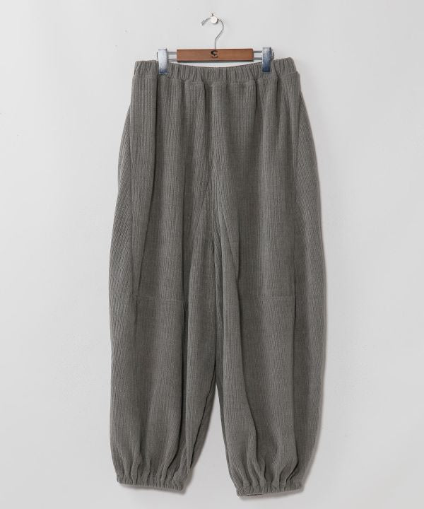 Corduroy Jersey Traveler Pants by AMINA - Ametsuchi