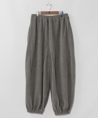 Corduroy Jersey Traveler Pants by AMINA - Ametsuchi