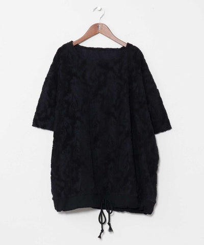 Paisley Pile Casual Top by AMINA - Ametsuchi