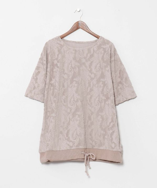 Paisley Pile Casual Top by AMINA - Ametsuchi