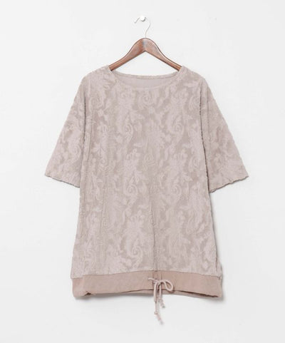 Paisley Pile Casual Top by AMINA - Ametsuchi