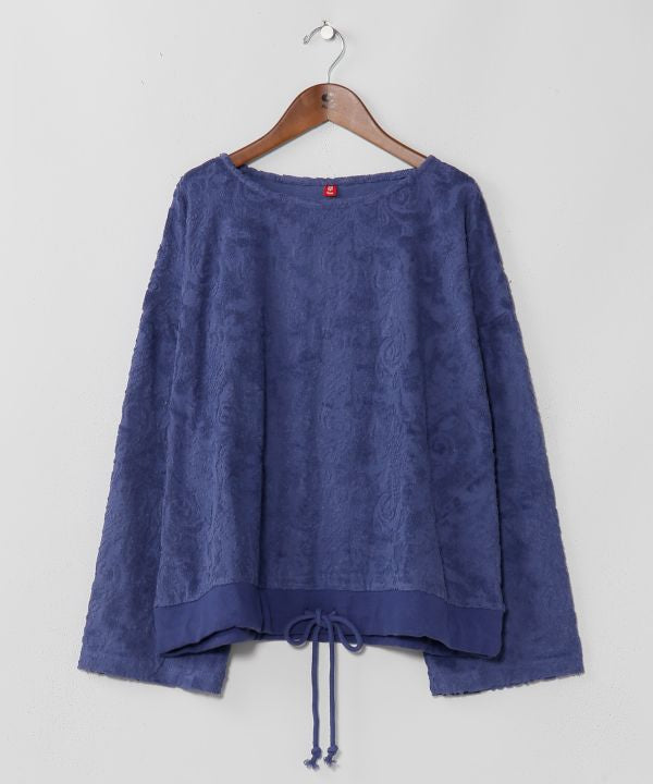 Paisley Pile Fabric Top by AMINA - Ametsuchi