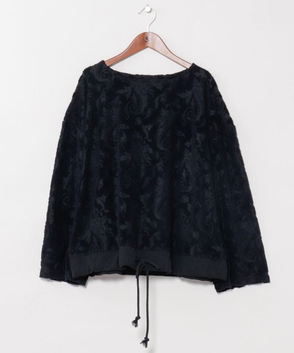 Paisley Pile Fabric Top by AMINA - Ametsuchi