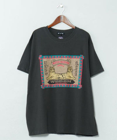 Match Incense Package Tee - L by AMINA - Ametsuchi