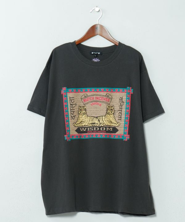 Match Incense Package Tee - L by AMINA - Ametsuchi