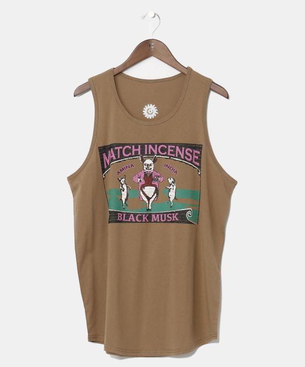 Match Incense Package Tank Top by AMINA - Ametsuchi