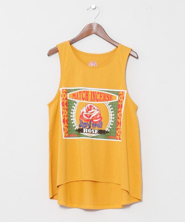Match Incense Graphic Tank Top by AMINA - Ametsuchi