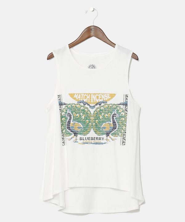 Match Incense Graphic Tank Top by AMINA - Ametsuchi