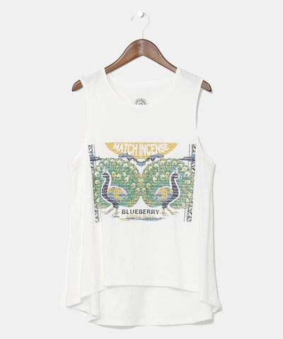 Match Incense Graphic Tank Top by AMINA - Ametsuchi