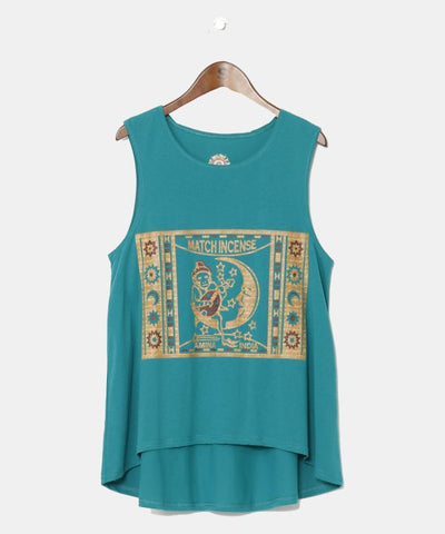 Match Incense Graphic Tank Top by AMINA - Ametsuchi