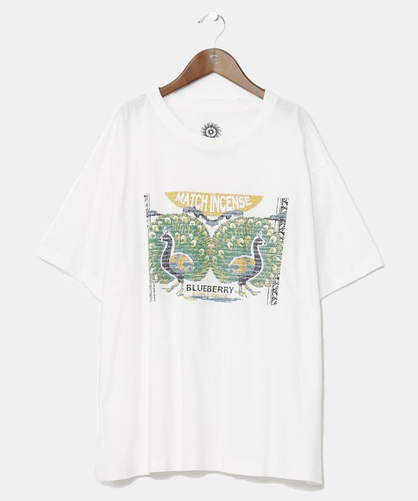 Match Incense Graphic T-shirt - XL by AMINA - Ametsuchi