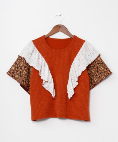 Frill Panelled Blouse