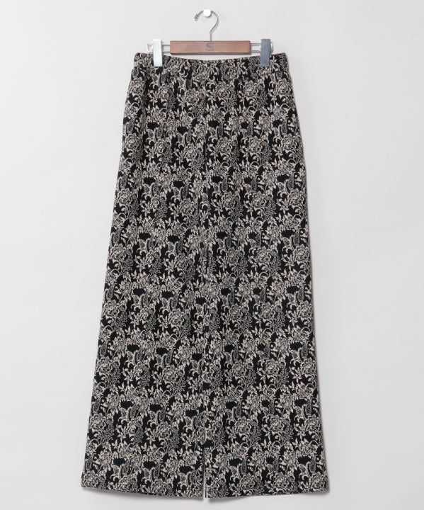 Botanical Wide-Leg Pants