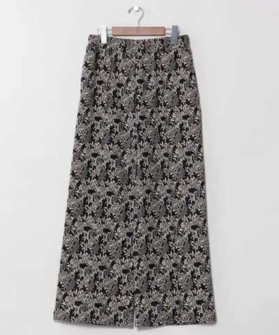 Botanical Wide-Leg Pants