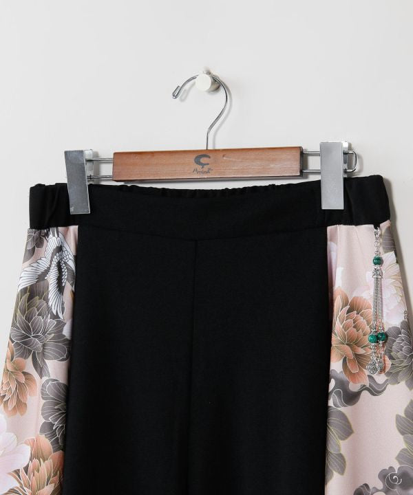 Asian Fusion Flare Pants