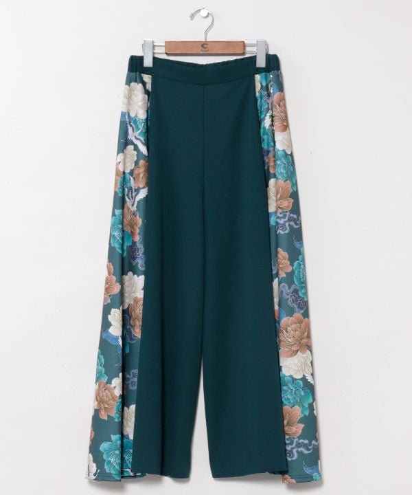 Asian Fusion Flare Pants