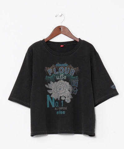 Vintage-Inspired 3/4 Sleeve T-Shirt by AMINA - Ametsuchi