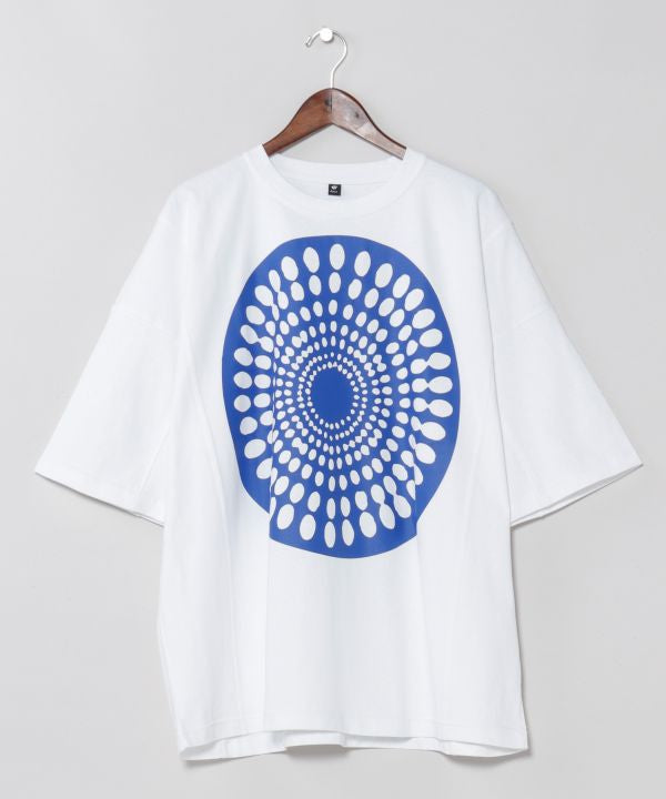 Men's Kitenge Pattern Ripple Motif T-Shirt