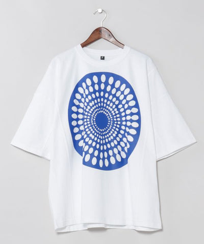 Men's Kitenge Pattern Ripple Motif T-Shirt