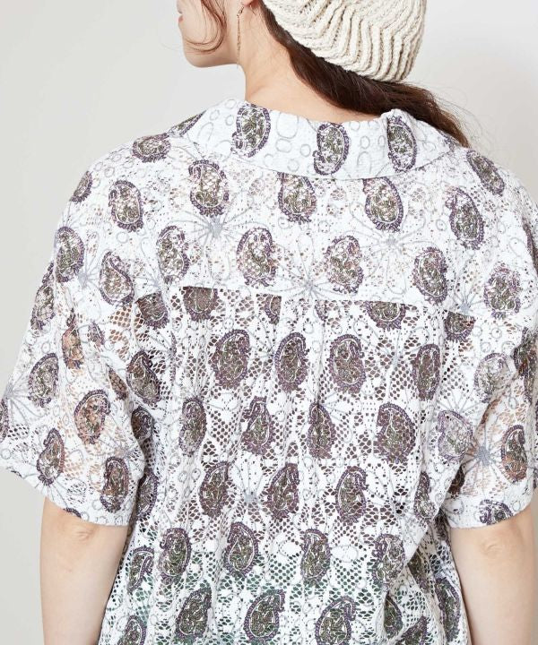 Lace Shirt Sleeve Shirt