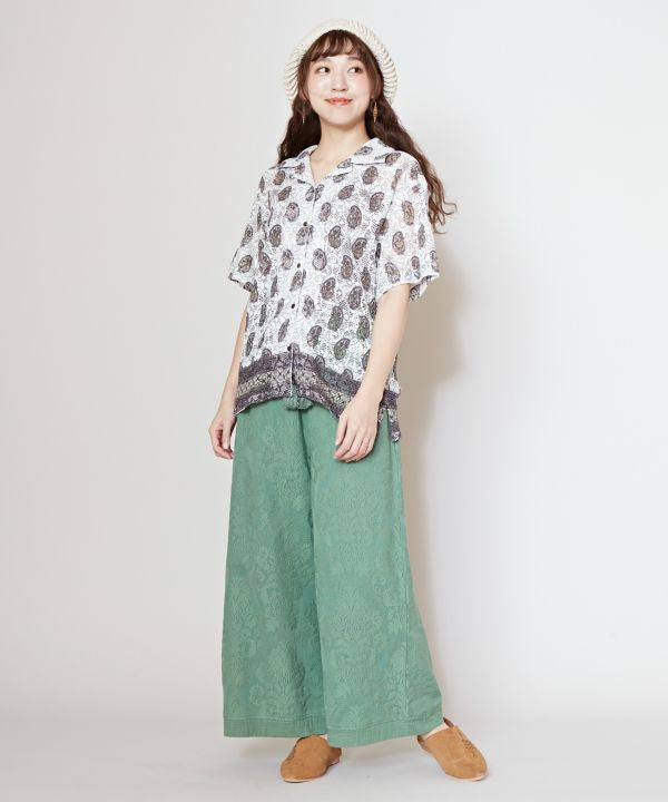 Lace Shirt Sleeve Shirt