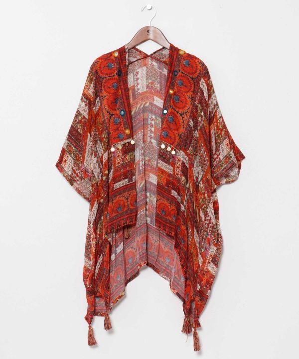 UV Protection Unisex Bohemian Kimono Cardigan