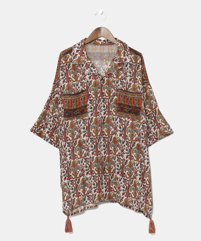 Unisex Effortless Bohemian Shirt by AMINA - Ametsuchi