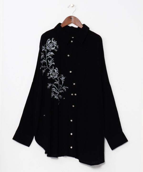 Boho Embroidered Versatile Shirt