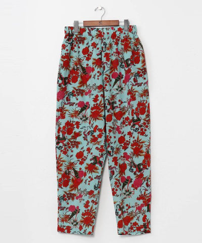 Songkran Calavera Relax Pants by AMINA - Ametsuchi