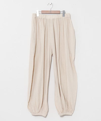 Indian Cotton Relaxed Pants by AMINA - Ametsuchi
