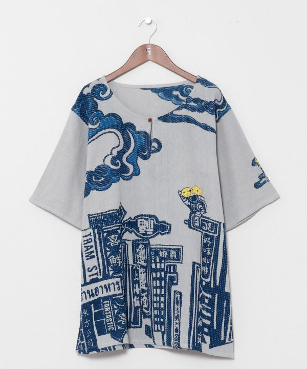 Amina x Yosuke Hong Kong Graphic Top