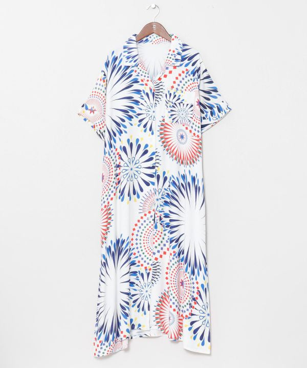 Calavera Bon Odori Shirt Dress